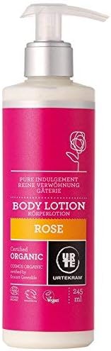 Urtekram Rose Body Lotion 245ml with pump organic by Urtekram