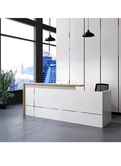 Neo Front Neo Front Reception Desk for office clinic corporate events hospita; retaurant reception Modern Area Banks Building Store Warehouse Executive Dental Medical reception area tables furniture TC-QT601-2M  - Image 2