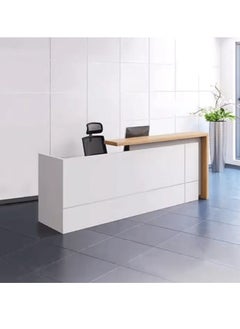 Neo Front Neo Front Reception Desk for office clinic corporate events hospita; retaurant reception Modern Area Banks Building Store Warehouse Executive Dental Medical reception area tables furniture TC-QT601-2M  - Image 3