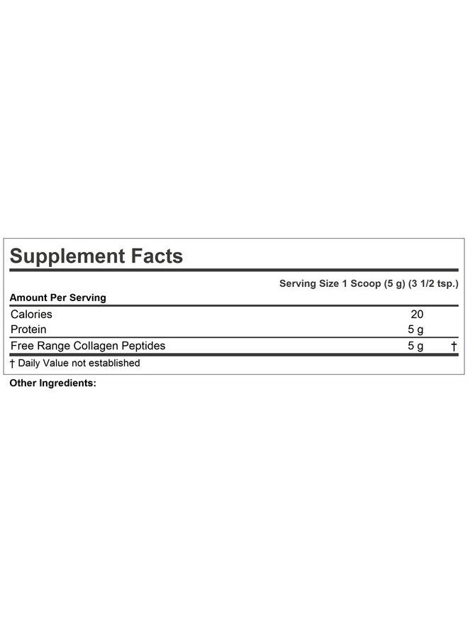 Andrew Lessman - Free Range Collagen Peptides Powder 60 Servings - Supports Smooth Soft Skin, Comfortable Joints. 100% Pure. Super Soluble. Unflavored. No Sugar. No Additives. - Image 1