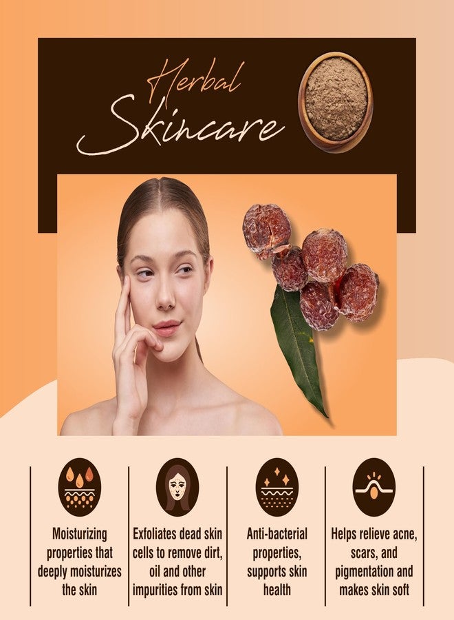 IYUSH Herbal Ayurveda Organic Reetha Powder for Hair Growth | Reetha Nuts for Hair Growth | Ritha Powder for Hair Wash | Aritha Powder Organic | Soap Nuts Powder | 100 gm - Image 4