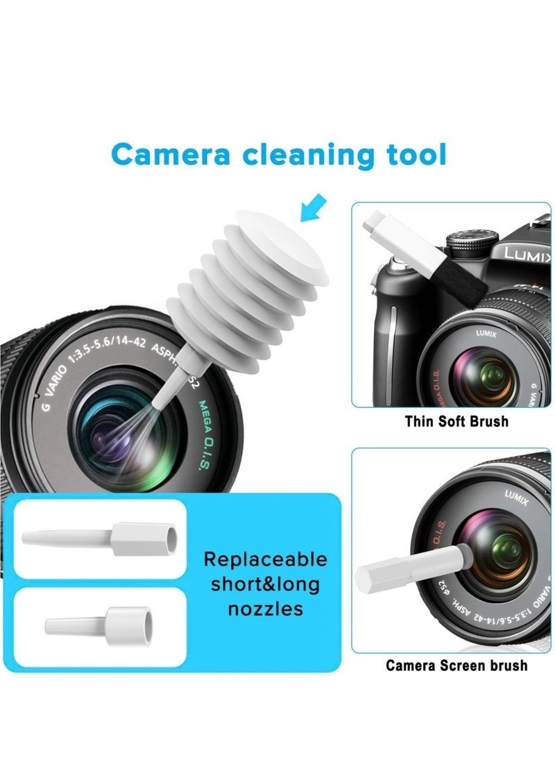 20-in-1 Electronic Cleaner Kit, Keyboard Cleaner kit, Portable Multifunctional Cleaning Tool for PC Monitor/Earbud/Cell Phone/Laptop/Computer/Bluetooth Earphones(White) - Image 5