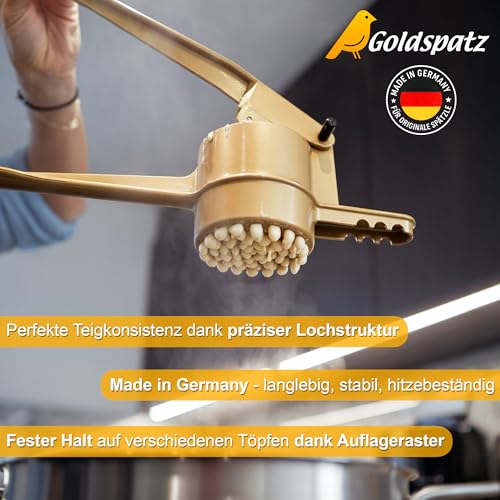 Goldspatz Spaetzle Maker & Potato Press for Round Spaetzle - Image 2
