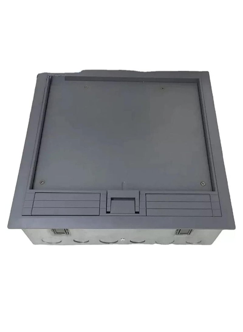 ABBASALI Cable Management System -Electrical Raised Floor Outlet Box with 3 Compartments - Image 1