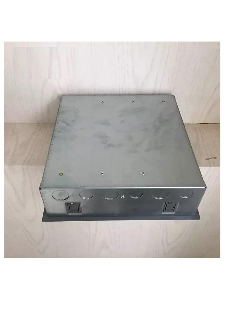 ABBASALI Cable Management System -Electrical Raised Floor Outlet Box with 3 Compartments - Image 3