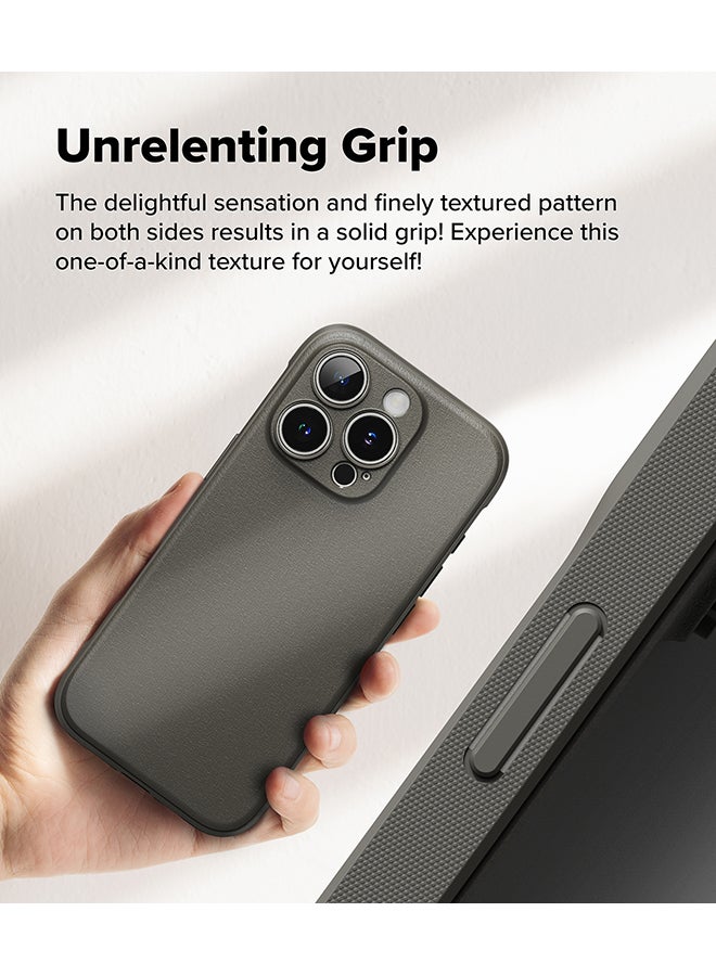 Ringke Onyx Case For iPhone 16 Pro Max, Enhanced Grip Tough Flexible TPU Shockproof Rugged TPU Bumper Drop Protection Phone Cover - Gray - Image 4
