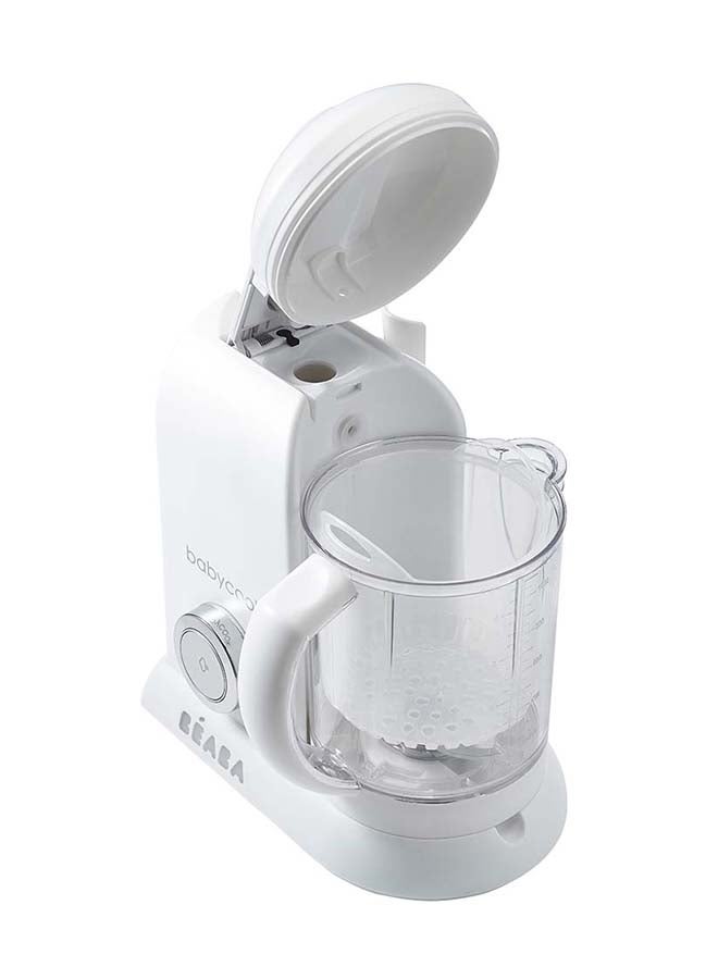 BEABA Babycook Solo Baby Food Maker - 4 In 1 Baby Food Processor, Blender And Cooker - Soft Steamer Cooking - Quick - Food Diversification For Your Baby - White And Silver - Image 3