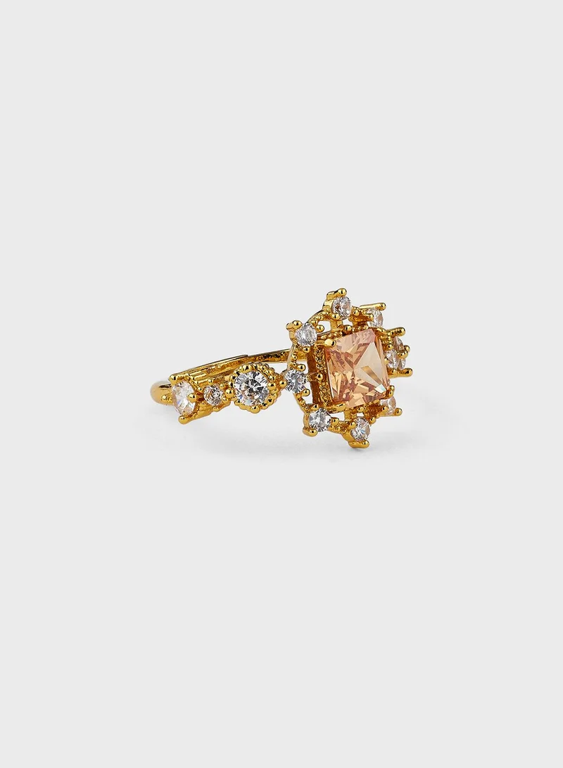 Ella Limited Edition Cz  Statement Ring
