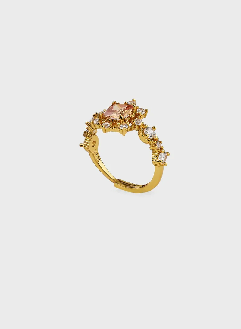 Ella Limited Edition Cz  Statement Ring