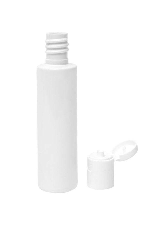 Devinez Round White HDPE Bottle, 50ml (Pack of 4) with White Flip-Top Cap for Serum, Essential Oils, Blends, DIY Skin Care, Cosmetics, Multipurpose Bottle for Home and Travel Purpose - Image 4