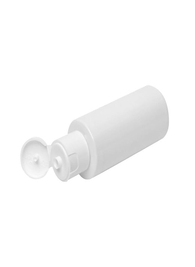 Devinez Round White HDPE Bottle, 50ml (Pack of 4) with White Flip-Top Cap for Serum, Essential Oils, Blends, DIY Skin Care, Cosmetics, Multipurpose Bottle for Home and Travel Purpose - Image 3