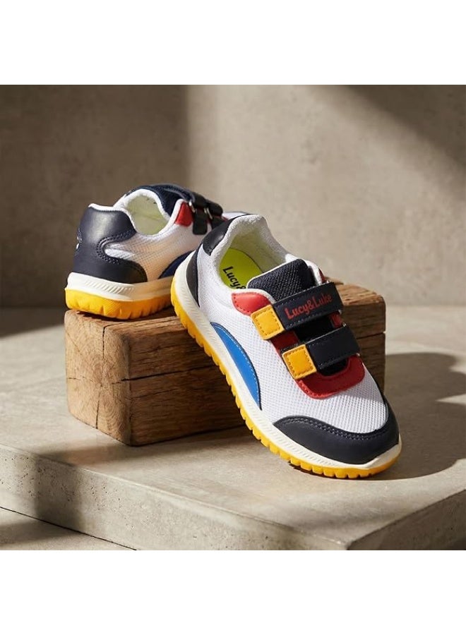 Liberty Lucy & Luke JAMIE-K1E White Walking Shoes for Kids – Lightweight & Comfortable - Image 3