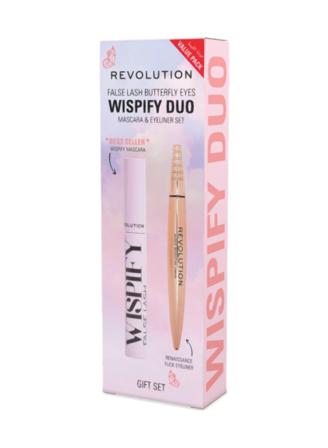 Revolution Wispify Duo Mascara And Eyeliner Set