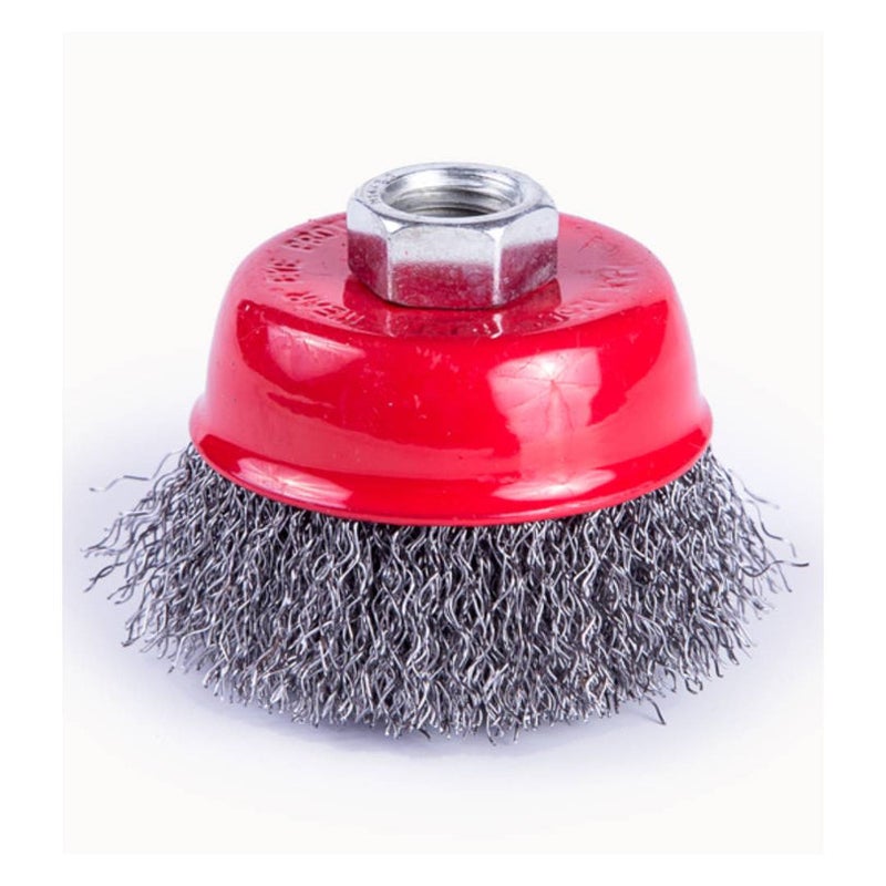 UKEN CUP WIRE BRUSH M14 X 100MM U42107(2 PCS)