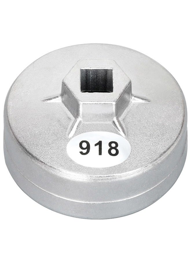Tongze 74mm Oil Filter Wrench: 15 Flutes Oil Filter Removal Tool Compatible with AC Delco PF63/PF64 Oil Filter for Chevy Silverado 4.3L Equinox 1.5L - Image 1