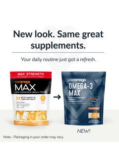 Coromega Max High Concentrate Omega 3 Fish Oil 2400Mg Omega3S With 3X Better Absorption Than Softgels 30 Single Serve Packets Citrus Burst Flavor; Anti Inflammatory Supplement With Vitamin D  - Image 5