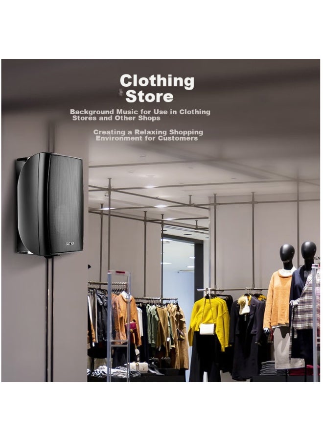 SAST Dw40 Wall-Mounted Speaker 40W Passive Requires Amplifier For Shops, Commercial, Engineering, Conference Rooms, Home, Restaurants, Public Address, Background Music 4-Inch - Image 4