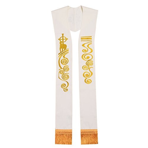 BLESSUME Church Priest Clergy Wedding Stole - Image 1