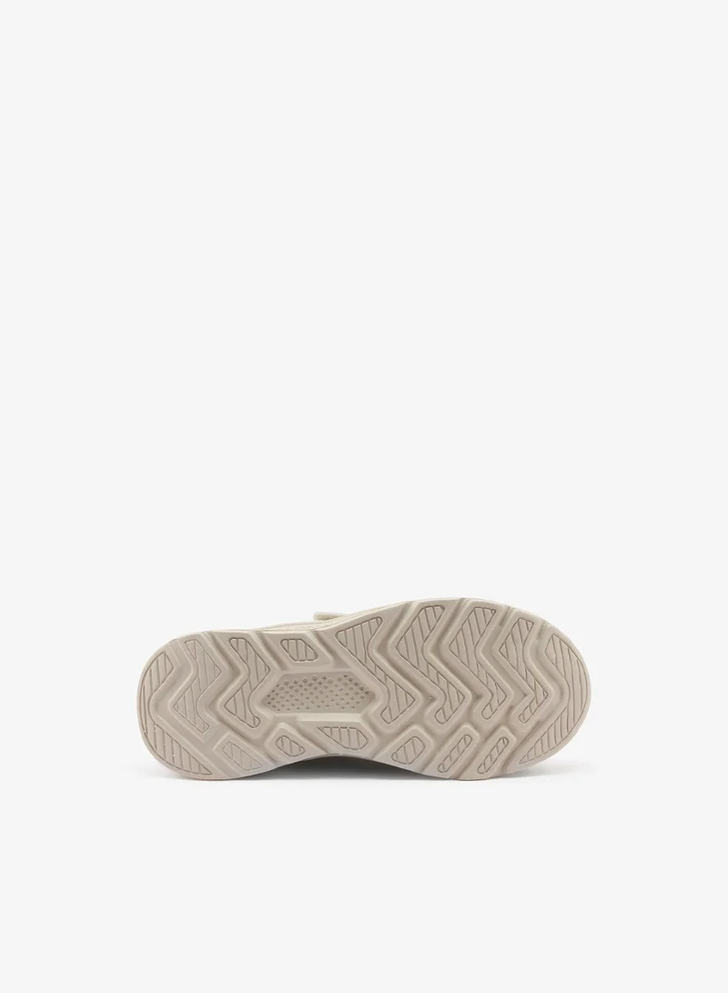 U.S. Polo Assn. beige Kids Beige Low-Top Casual Sneakers with Velcro Strap - Sleek Everyday Style and Comfort for Effortless Wear for Kids | Best Price UAE