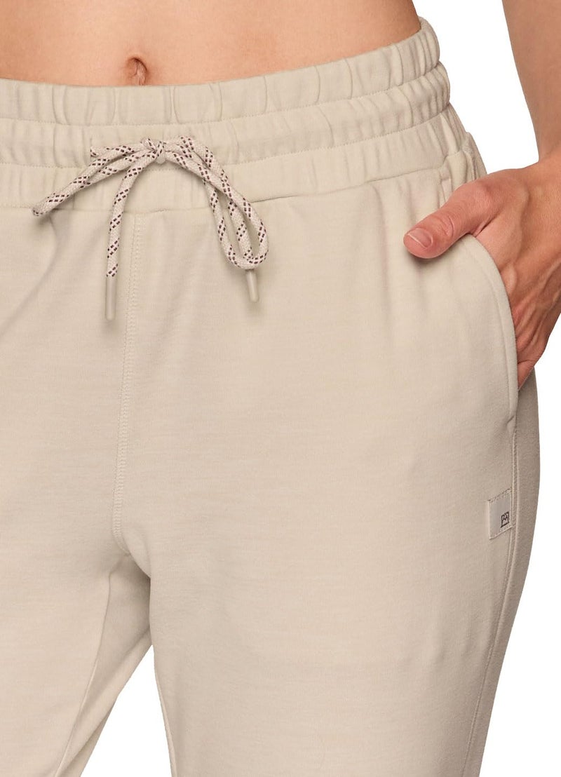 Avalanche Women's Lightweight Soft Jogger Sweatpants with Pockets Striated Bone XS - Image 3