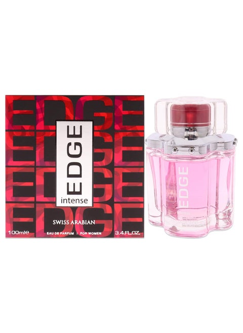Swiss Arabian EDGE Intense - Luxury Products From Dubai - Long Lasting, Addictive Personal EDP Spray Fragrance - Seductive Signature Aroma - 3.4 Oz