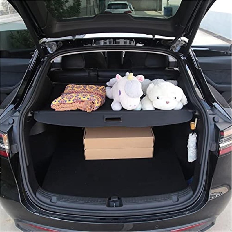 Vuzmode Retractable Rear Trunk Cargo Cover for Tesla Model Y - Image 4