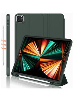 MIGOFAST New iPad Pro 12.9 Case 2022 6th Gen 20215th Gen with Pencil Holder Support iPad 2nd Pencil Charging Pair Trifold Stand Smart Case with Soft TPU Back Auto Wake Sleep  - Image 1