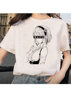 Anime Chic Print Short Sleeve Womens Tee 10