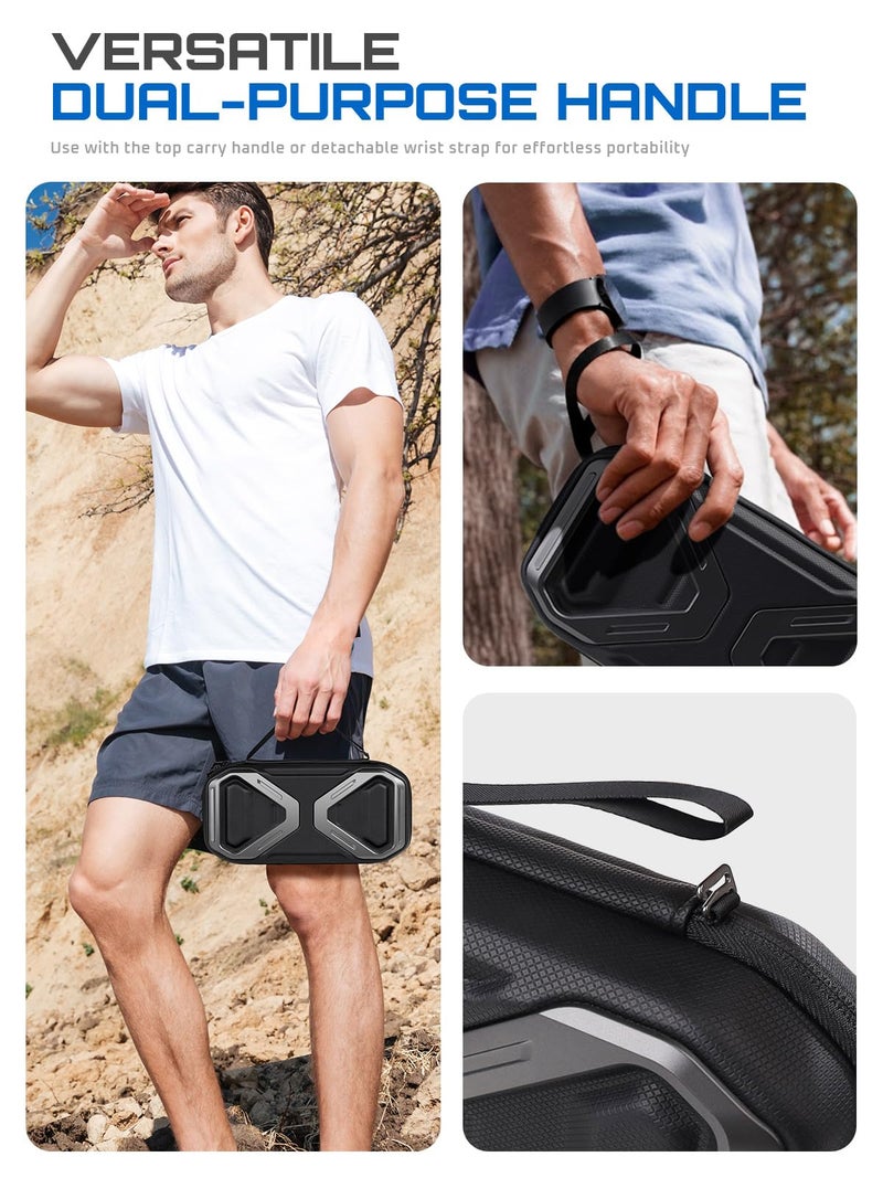 SUPCASE Pro Edition for Nintendo Switch 2 Carrying Case 2025, [12 Game Card Storage] [Military-Grade Protection] Spacious Portable Hard Shell Travel Bag for Switch 2 Console & Accessories, Black - Image 5