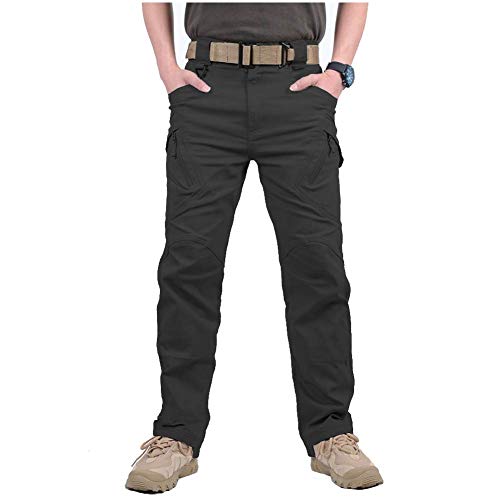 CARWORNIC سروال تكتيكي عسكري للرجال من CARWORNIC مع جيوب متعددة من القطن الممتد، للسير في الهواء الطلق والعمل - Image 2