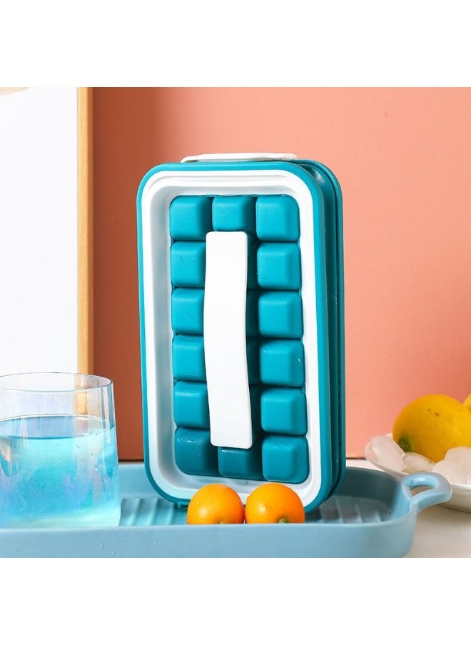 Ice Cube Mold Silicone Reusable Ice Cube Mold Foldable Flexible Ice Molds Household Ice Maker for Cocktail, Whiskey, Baby Food, Chocolate, BPA Free