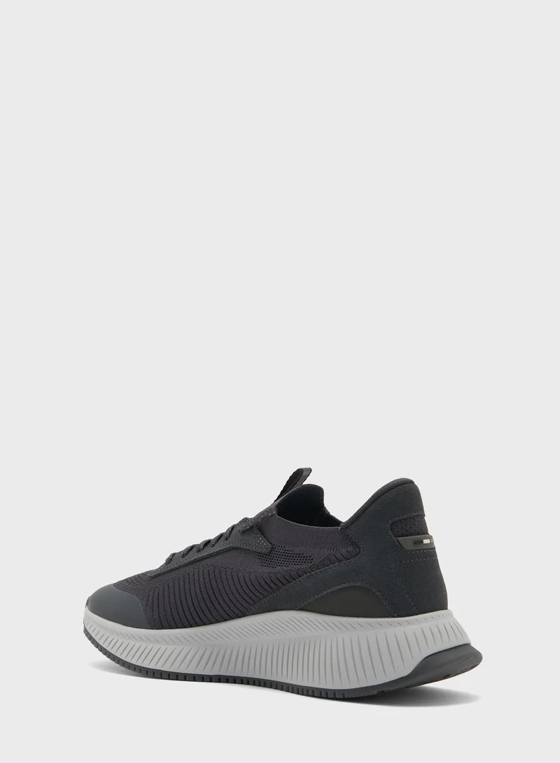 BOSS Lace Up Low Top Sneakers