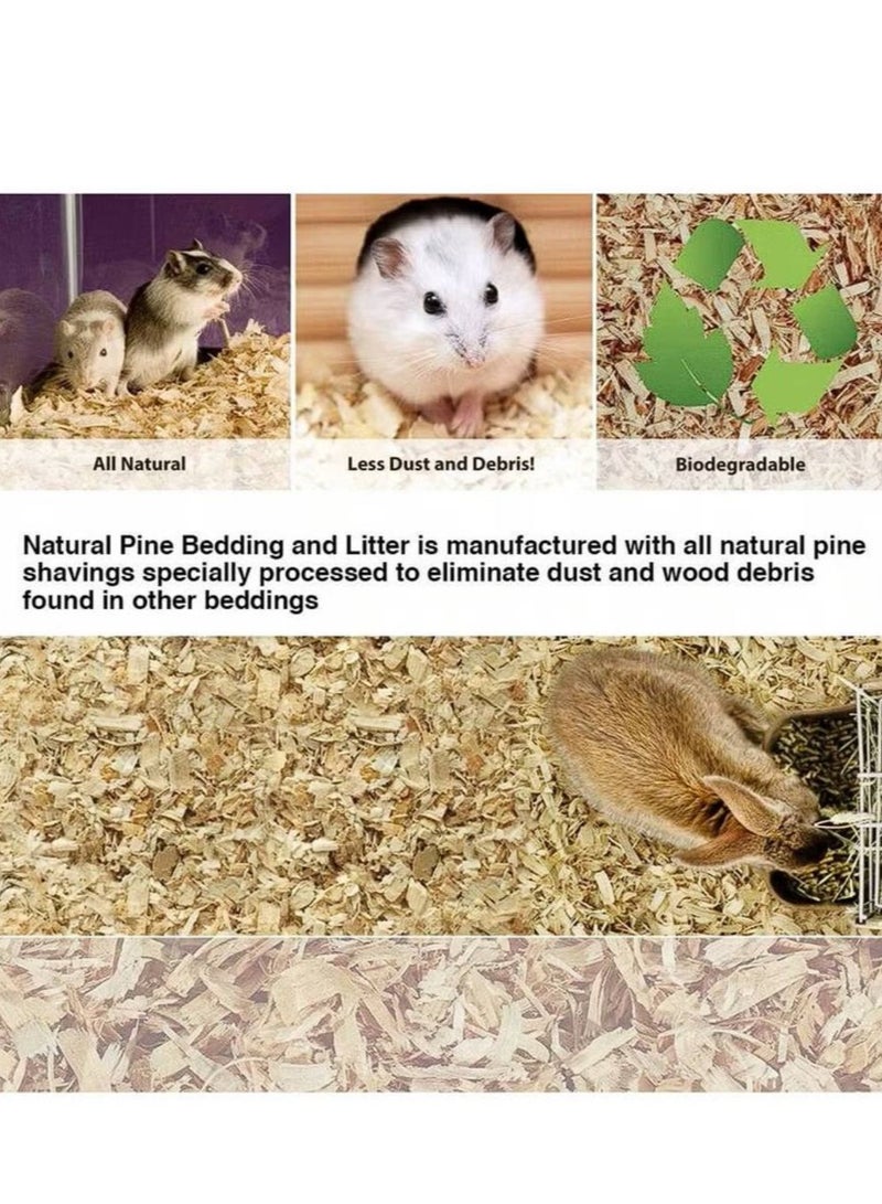 بيتبايت صندوق فضلات بلوسبان للأرانب والقوارض من الخشب الطبيعي ، عالي الامتصاص - صديق للبيئة (16 لترا أي 1 كجم) - Image 5