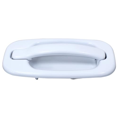 MOTOKU Front Driver and Passenger Side Exterior Door Handle Olympic White for Chevrolet Silverado 1500 2500 3500 Suburban Tahoe Avalanche GMC Sierra Yukon - Image 3