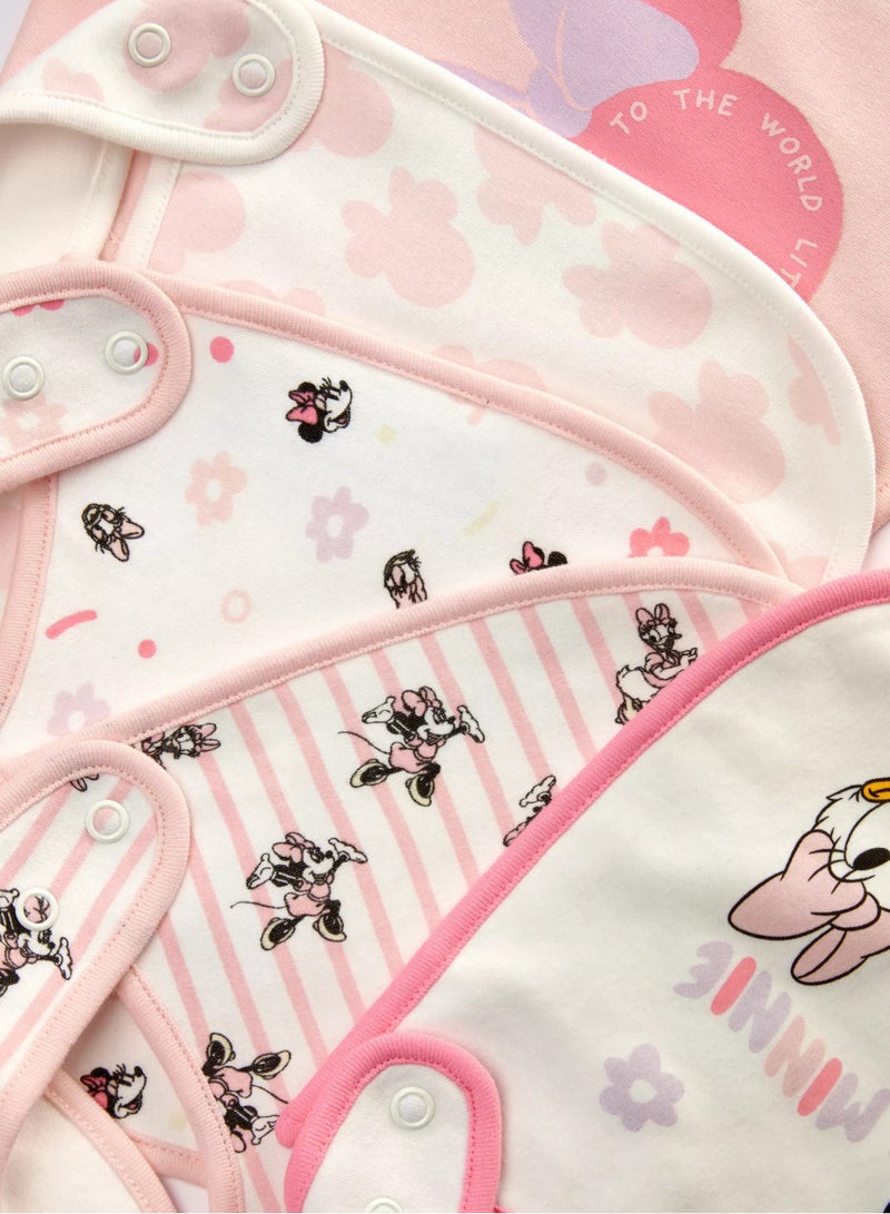 PRIMARK 5pk Disney’s Minnie Mouse and Daisy Duck Wrap Bibs  - Image 3
