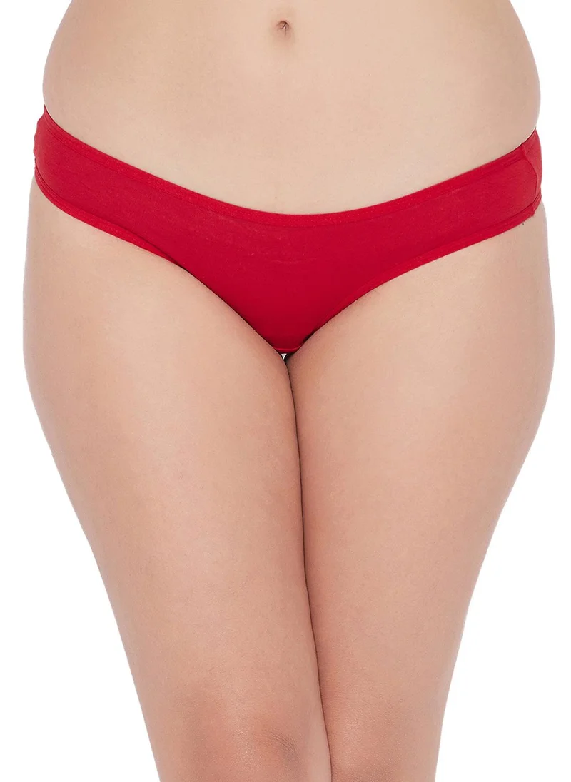 كلوفيا Clovia Pack of 3 Low Waist Bikini Panties - Cotton