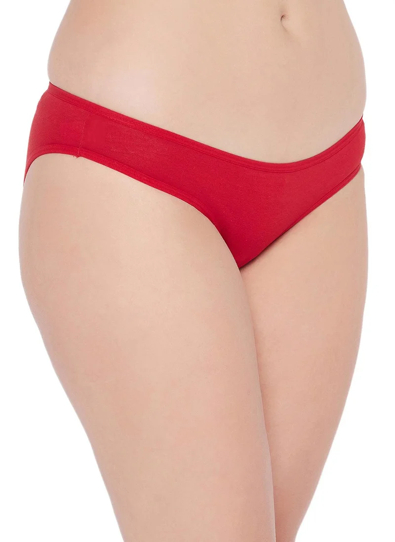 Clovia Multi Clovia Pack of 3 Low Waist Bikini Panties - Cotton for Women | Best Price UAE