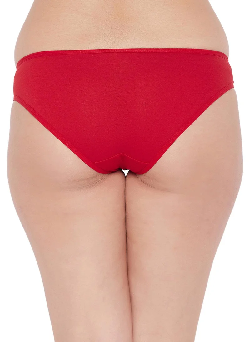 Clovia Multi Clovia Pack of 3 Low Waist Bikini Panties - Cotton for Women | Best Price UAE