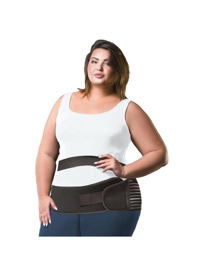 BraceAbility Obesity Belt Stomach Holder - Plus Size Men and Women's Big Belly Support Band Girdle for Hanging Stomach, Pendulous Abdominal Support, Lower Tummy Fat Lifter Pannus Sling (2XL) - Image 1