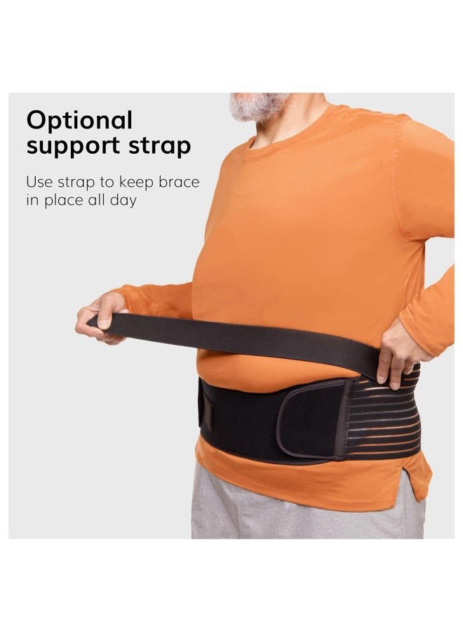 BraceAbility Obesity Belt Stomach Holder - Plus Size Men and Women's Big Belly Support Band Girdle for Hanging Stomach, Pendulous Abdominal Support, Lower Tummy Fat Lifter Pannus Sling (2XL) - Image 5