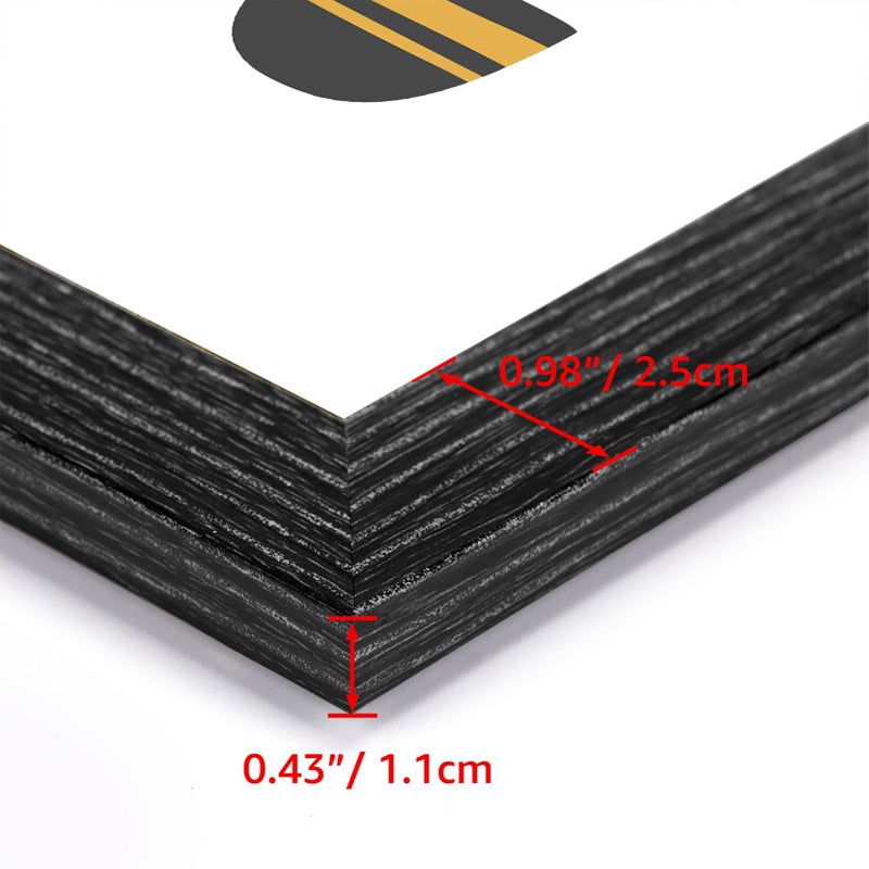 Lavezee 5x7 إطارات صور ملصقة للجدار معلقة 6 فتحة ثلاثية الإطار العمودي مصنوعة لعرض 7 × 5 بوصة طباعة ألوان متنوعة - Image 5