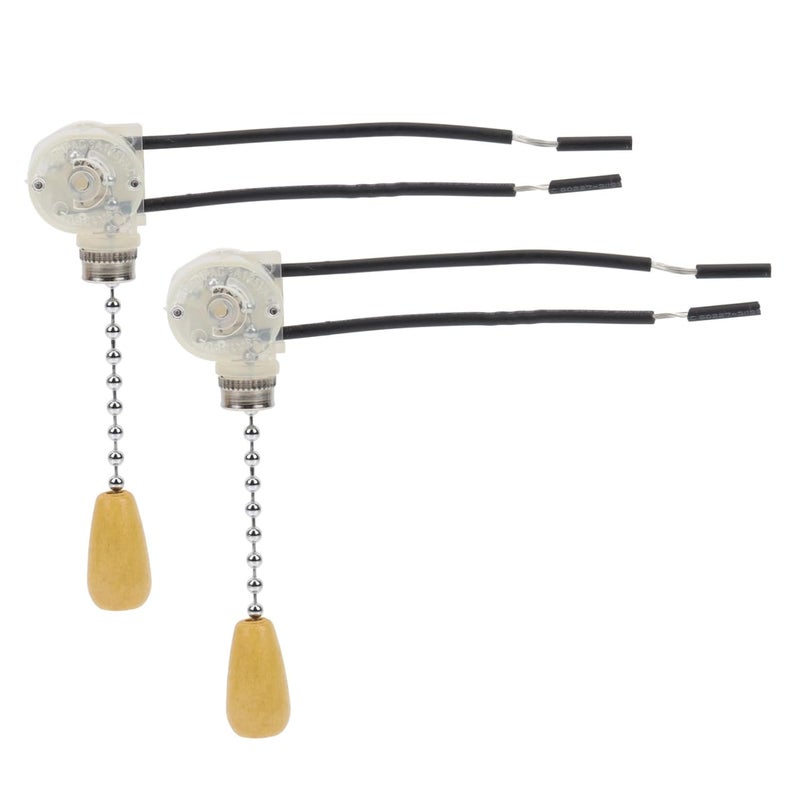 قطعتان من سلسلة سحب مفتاح مصباح السقف الأسود بديل مواد ناعمة تركيبات الإضاءة - Image 2