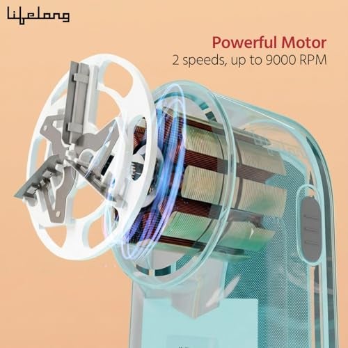 Lifelong 2-in-1 Lint Remover for Clothes with Brush |9000 RPM| Fabric Shaver for Woollen Sweaters, Cotton Clothes, Sofa Covers | Dust & Pet Hair Remover from Clothes - Batteries Not Included (LLELR09) - Image 4