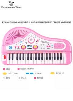 BLOOMING TIME Children's Electronic Piano With 37 Keys, Early Education Educational Music Toy, Pink  - Image 3