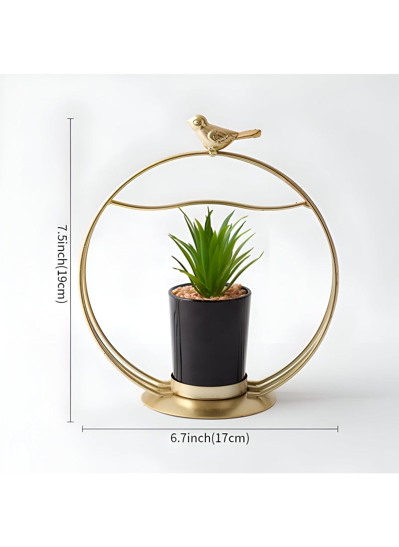 Generic Vintage Wheel-Shaped Metal Flower Holder - Elegant And Durable Home Decor Piece Ideal For Enhancing Dining Tables During Holiday Events And Romantic Celebrations  - Image 2