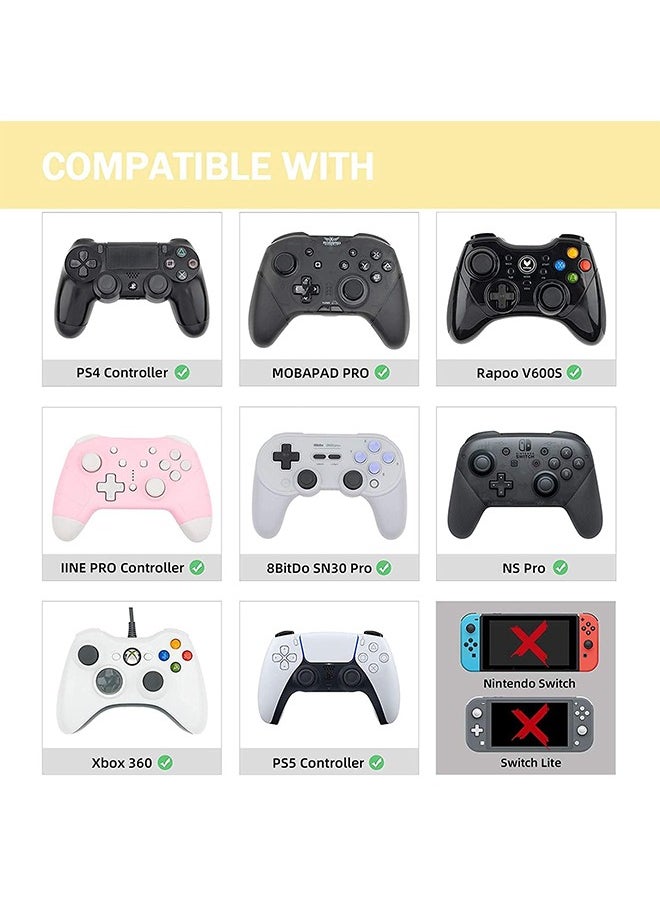 Generic 12Pcs Analog Thumb Grip Stick Cover, Wireless Controllers Game Remote Joystick Cap, Fantastic Non-Slip Silicone Handle Protection Cover for PS5/PS4/Xbox one/360/Nintendo Switch PRO  - Image 5