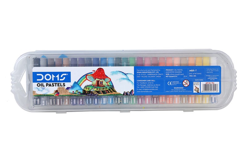 DOMS OIL PASTELS PACK OF 25 COLOR SHADES - Image 4