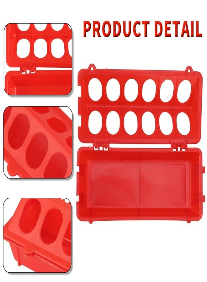 Oncpcare 2 Pack Plastic Flip-Top Poultry Feeder Tray, Chick Feeding Trough for Baby Chicken, Ducklings, Quail, Pigeons and Small Birds - Spill-Resistant Farm Feeder - Image 3