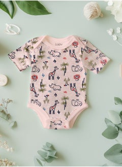 LUAY 100% Organic Cotton T-shirt+Onesies Pack of 3 set Baby 3in 1Gift Set for Unisex Baby Pure Cotton_Soft,Smooth& Machine,Washable,Breathable Fabric  - Image 3