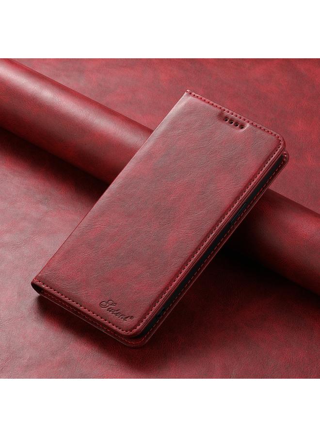 Suteni Case For Samsung Galaxy S22 5G J02 Oil Wax Wallet Leather Phone Case - Image 2